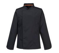 Mens Chefs Mesh Air Pro Jacket Kitchen Catering Industry Long Sleeve Uniform
