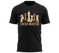Mens Chess Master T Shirt - Funny Chess Board Game Gifts for Him or Her - Game Player Tee, M, Black