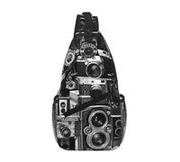 Men'S Chest Bag, Cool Camera Collection, Lightweight Durable Sling Backpack For Daily Commute, Travel, Work & School, Crossbody Messenger Bag, Adjustable Strap Unisex Chest Pack For Gym, Hiking