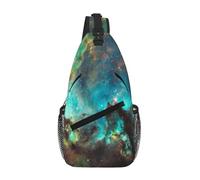 Men'S Chest Bag, Universe Galaxy Space, Lightweight Durable Sling Backpack For Daily Commute, Travel, Work & School, Crossbody Messenger Bag, Adjustable Strap Unisex Chest Pack For Gym, Hiking