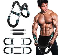 Men's Chest Trainer, Adjustable Chest Training Device, U-shaped Twister Arm Trainer, Portable Chest Trainer, Fitness Device for Arm Tightening and Strength Training, Spring Resistance of 40 kg