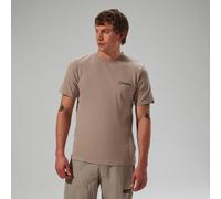 Men's Cheviot Box Logo Short Sleeve T-Shirt - Grey