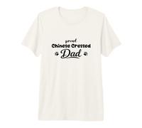 Men's Chinese Crested Proud Dog Dad Paw Premium T-Shirt