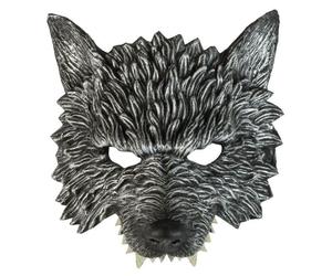 Mens Chinless Wolf Mask Halloween Werewolf Fancy Dress Horror Costume Accessory
