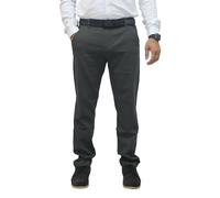Mens Chino Pants Regular Fit Flat-Front Casual Stretch Relaxed Cotton Trouser