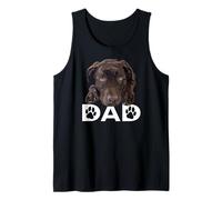 Mens Chocolate Lab Dad The Dog Father The Lab Father Labrador Dad Tank Top