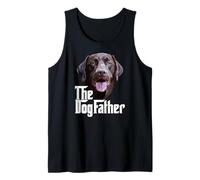 Mens Chocolate Lab Dad The Dog Father The Lab Father Labrador Dad Tank Top