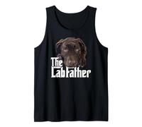 Mens Chocolate Lab Dog The Dog Father The Lab Father Lab Mom Tank Top