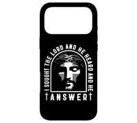 Mens Christian I Sought The Lord And He Heard Faith In God Case for iPhone 17 Pro Max