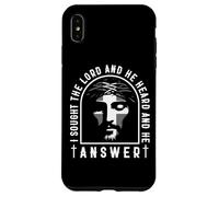 Mens Christian I Sought The Lord And He Heard Faith In God Case for iPhone XS Max