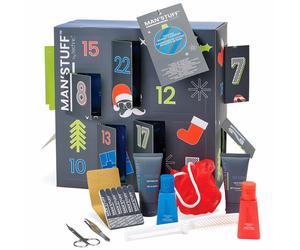 Mens Christmas Advent Calendar Toiletry Grooming Bath Gift Set Dad Son Man Stuff