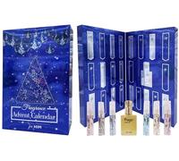 Men's Christmas Fragraces Advent Calendar Countdown 24 days, A2502 BLUE, Gift for Him Perfume Saffron LONDON