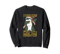 Mens Christmas Matching Couple Outfit She's The Naughty One Sweatshirt