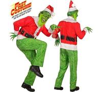 Mens Christmas Monster Fast Fancy Dress Costume