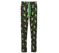 Mens Christmas Pyjama Bottoms Elf Xmas PJ Lounge Sleep Pants M to XXL New (Black XL)