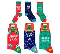 Mens Christmas Socks Pack Of 3 Mens Christmas Stocking Fillers