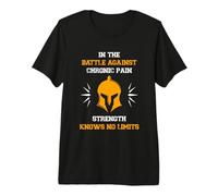 Mens Chronic Pain Awareness | Disease Fighter Warrior Premium T-Shirt