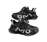 Mens Chunky Dad Trainers Breathable Colour Block Platform Shoes | Comfortable Height Increasing Casual Athletic Footwear for Daily Walking, Trendy Versatile Y2K Streetwear Fashion for Men