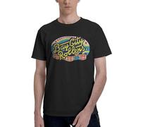 Men's City Rollers Pop Rock Band Bay T-Shirt Short Sleeve Tee-Shirt Basic Simple Vintage Tops Cotton Crew Neck Shirt