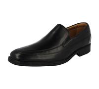Mens TILDEN FREE Black slip on smart shoes by clarks Retail price £54.99
