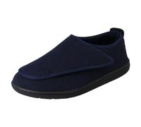 Clarks Men's King Riptape Slipper Navy Interest Slippers, Slip Ons in Blue | Size: 8-Standard Fit Clarks Blue 8-Standard Fit