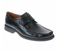 Clarks Huckley Roll Mens Smart Leather Touch Fasten Moccasin Shoes - UK 11 / EU 46