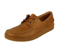 Mens Clarks Leather Everyday Moccasin Style Casual Shoes Oakland Sun