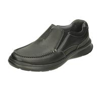 Mens Clarks Leather Slip On Smart Casual Work Formal Shoes - Cotrell Free