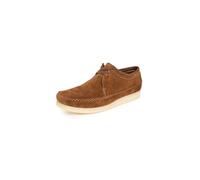 Men's Clarks Originals Weaver Moccasins Cola Brown Suede, 11