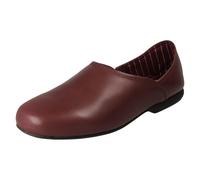 Clarks Harston Elite Burgundy Leather Mens slippers 4472-17G in a Plain Leather in Size 6