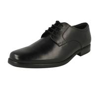 Mens Clarks Smart Leather Lace Up Classic Derby Shoes - Howard Walk