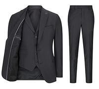 Men's Classic 3 Piece Suit Including 2 Button Double Vent Blazer 4 Button Lapel Waistcoat & Regular Length Trousers | Men's Suits | Mens Suits 3 Piece | Suits for Men UK | 3 Piece Suits for Men