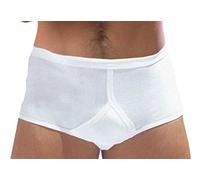 Mens Classic Cotton Y Style Briefs Underwear White 2XL