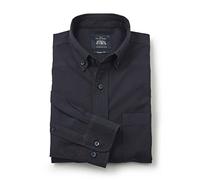 Men's Classic Fit Button Down Long Sleeve Oxford Shirt - Dark Navy - Medium