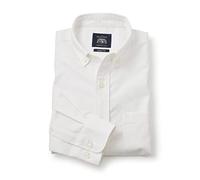 Men's Classic Fit Button Down Long Sleeve Oxford Shirt - White - XXL