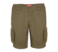 Mens Classic-fit Cargo Shorts Utility Workwear Cotton Combat Chino 6 Pocket Half Pants (Khaki, 44)
