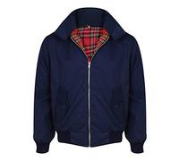 Mens Classic Harrington Jacket Retro Classic Bomber Smart Casual Wear Size S-2XL Colours Black Navy Burgandy Red Royal Beige Sky Green
