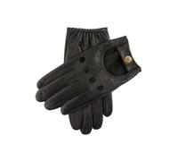 Men's Classic Leather Driving Gloves - BLACK / S