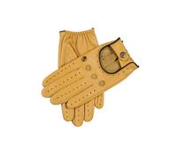 Men's Classic Leather Driving Gloves - CORK/BLACK / S