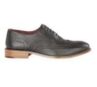 Mens Classic Oxford Brogues Real Leather Formal Retro Gatsby Wing Tip Lace Up Shoes