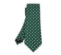 Men's Classic Polka Dot Ties Jacquard Woven Casual Business Formal Dress Necktie - green - One size