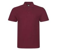 Mens Classic Polo Shirt Short Sleeve Regular-Fit Cotton Collared Neck Plain Tee Top for Men - 6XL, Burgundy