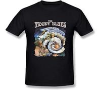 Mens Classic The Moody Blues A Question of Balance Tees Unisex 100% Cotton Short-Sleeve T-Shirts Black XL