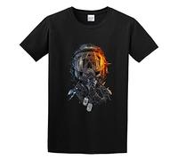 Men's Classic Tshirt Battlefield 6 Black Cotton Tee Size Medium