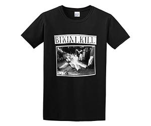 Men's Classic Tshirt Bikini Kill American Punk Band Black Cotton Tee Size Small