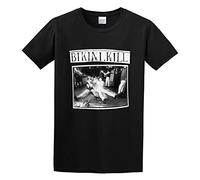 Men's Classic Tshirt Bikini Kill American Punk Band Black Cotton Tee Size X-Large