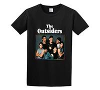 Men's Classic Tshirt The Outsiders Drama Movie Black Cotton Tee Size Medium