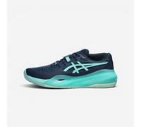Men's Clay Court Tennis Shoes Gel Resolution X - Blue/green