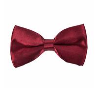 Men's Clip On Bow Tie Pre Tied Plain Wedding Bowtie Party Prom Office