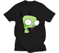 Mens Clothing Gir - Hoodie (Invader Zim) T Shirt Invader Zim Tee Dog Robot Nicktoon Nicktoons Cartoon Cartoons Scene 2000S Inva Black XL